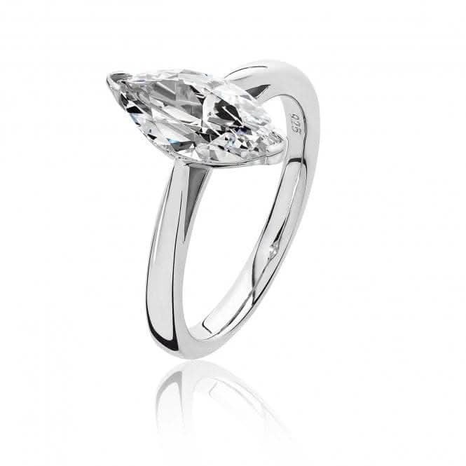 Silver & Co Marquise Cubic Zirconia Ring SRG0095CZ