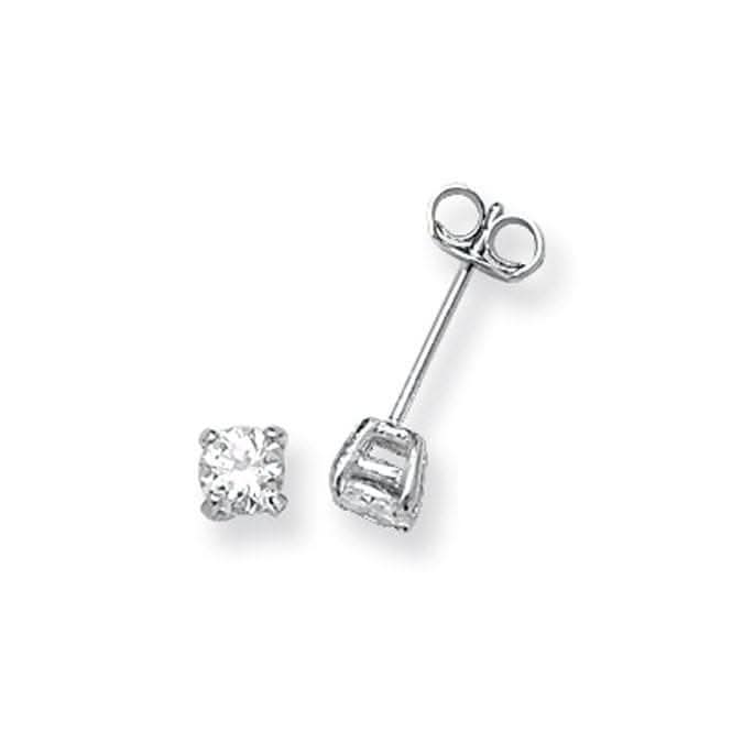 Acotis Silver Stud Earrings Zirconia G5551CZ