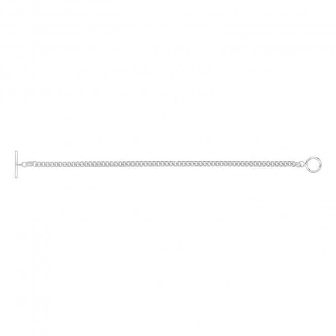 Silver Albert T Bar Braclet G3387BAcotis Silver JewelleryTH - G3387B
