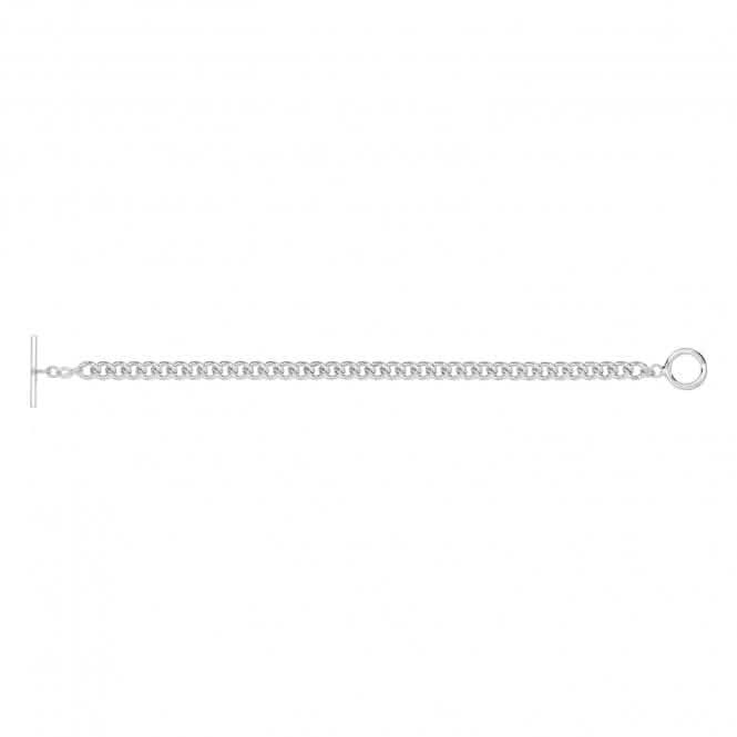 Silver Albert T Bar Braclet G3388BAcotis Silver JewelleryTH - G3388B