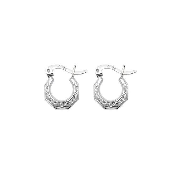 Silver Babies Creole Earrings G5870Acotis Silver JewelleryTH - G5870
