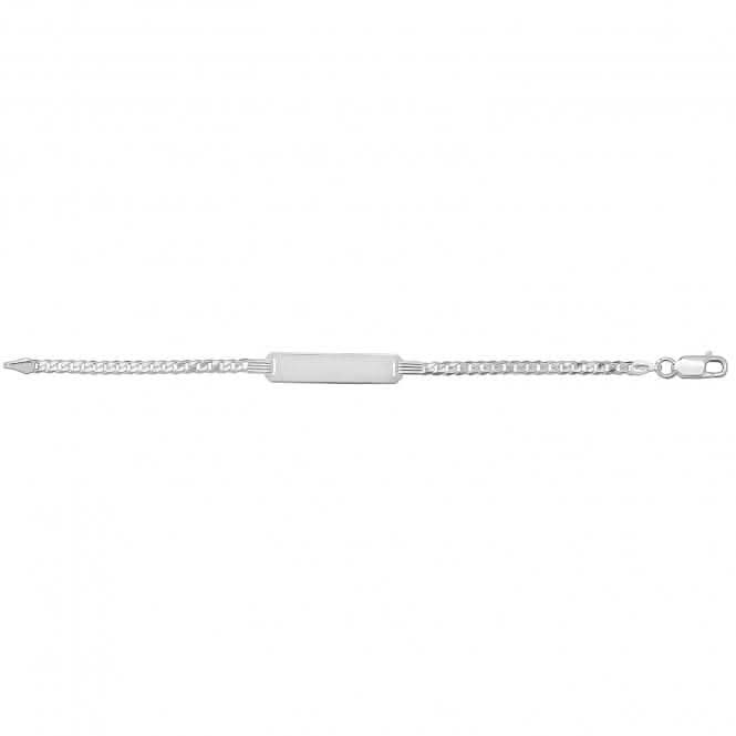 Acotis Silver Babies Curb ID Bracelet G2452