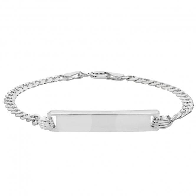 Acotis Silver Babies Curb ID Bracelet G2452