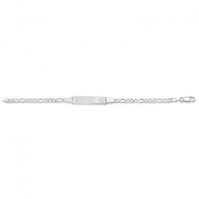 Acotis Silver ID Bracelet Figaro for Babies G2453