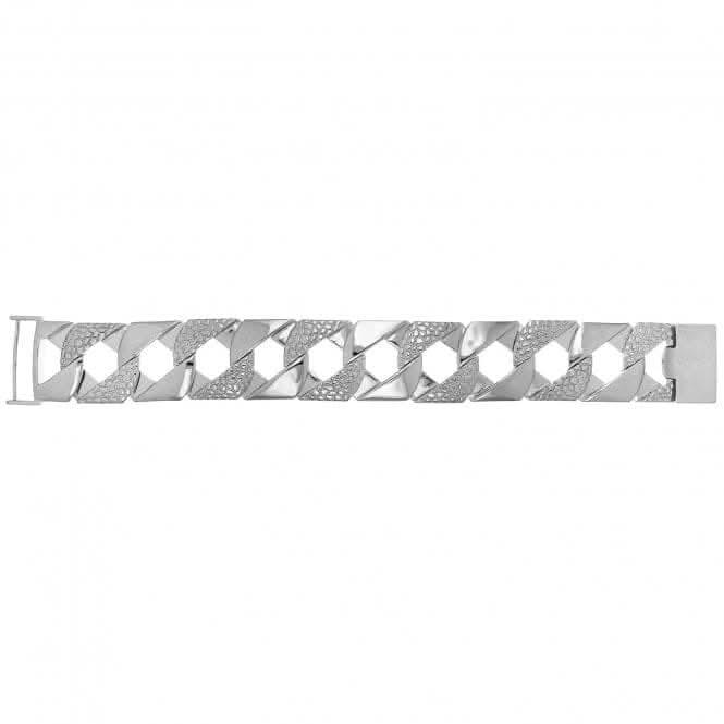 Silver Cast Gents Bracelet G2182Acotis Silver JewelleryTH - G2182