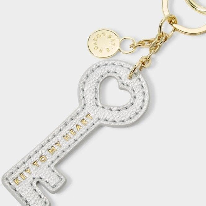 Silver Chain Keyring Key To My Heart KLB2367