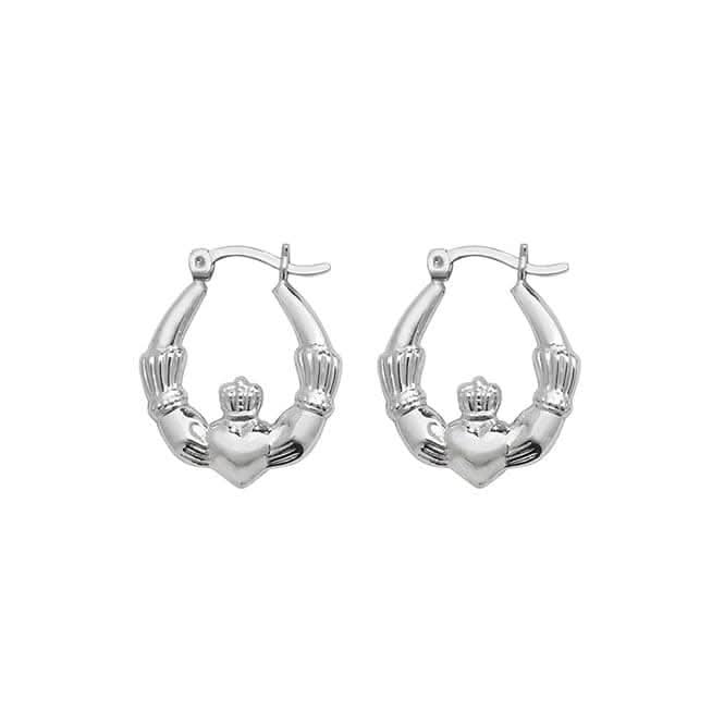 Acotis Silver Claddagh Earrings G5912