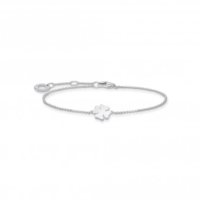 Silver Cloverleaf Bracelet A1990-001-21-L19v