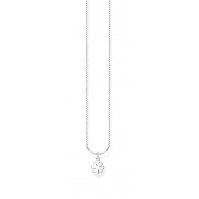 Silver Cloverleaf Necklace KE2037-001-21