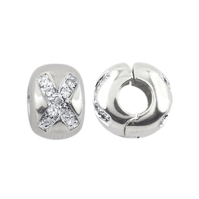 Silver Diamond X Stopper Wheel