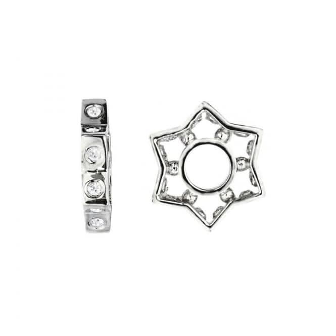 Silver & Diamonds Star Charm S040D