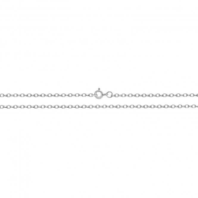 Silver Faceted Belcher Chain G1213Acotis Silver JewelleryG1213/16