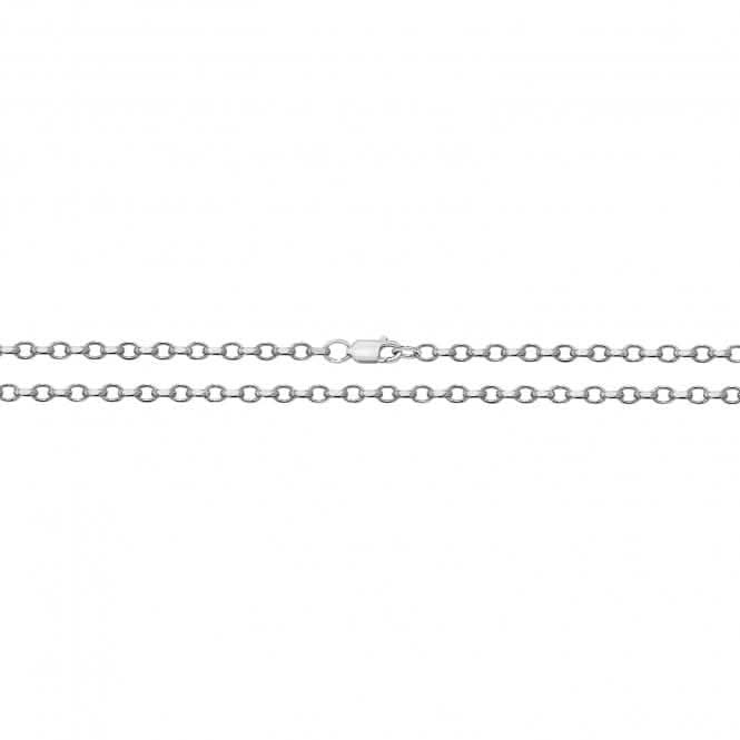 Silver Faceted Belcher Chain G1215Acotis Silver JewelleryG1215/16