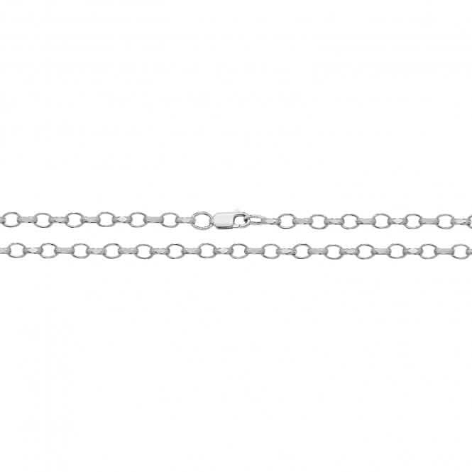 Silver Faceted Belcher Chain G1216Acotis Silver JewelleryG1216/18