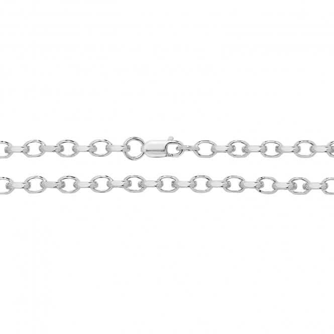 Silver Faceted Belcher Chain G1217Acotis Silver JewelleryG1217/18