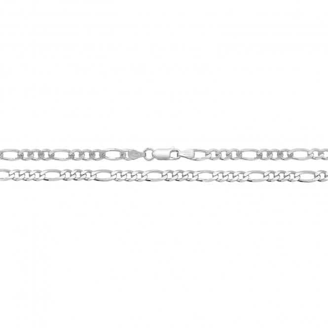Silver Figaro Pave Chain G1097Acotis Silver JewelleryG1097/07
