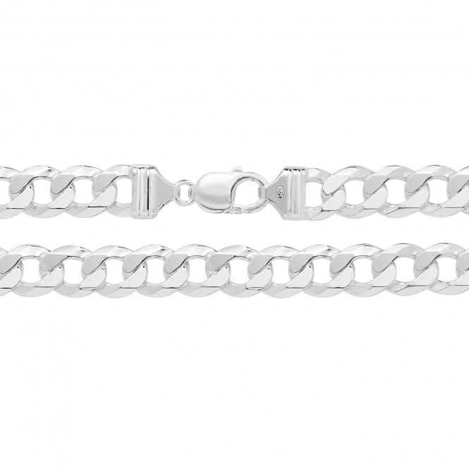 Silver Flat Curb Chain G1164Acotis Silver JewelleryG1164/08