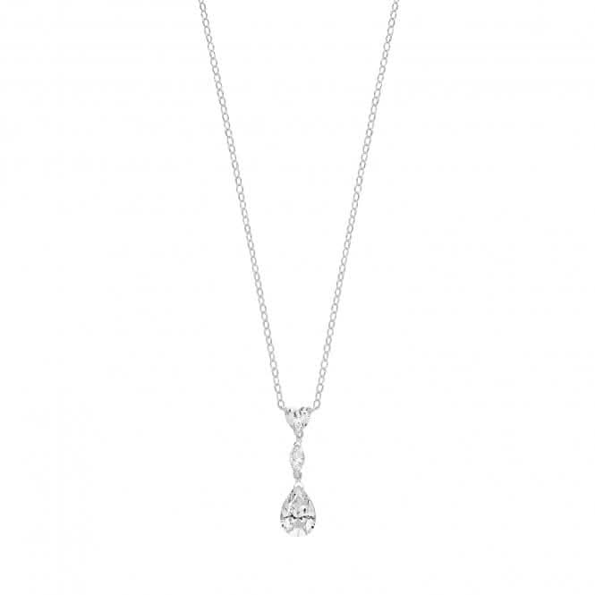 Silver Heart Marquise Large Pear Cubic Zirconia Pendant SPG0063Silver & CoSPG0063