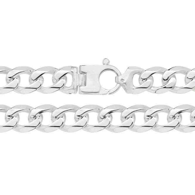 Acotis Silver Chain Heavy D/Cut Curb G1211