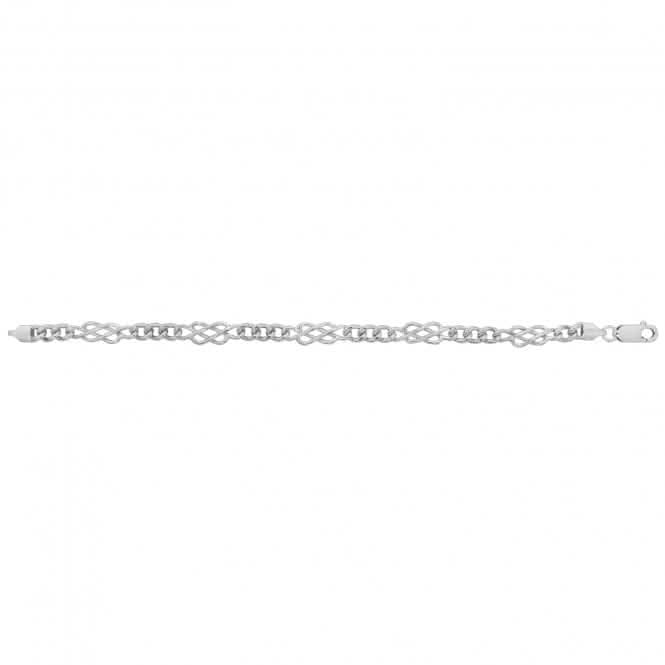 Silver Ladies Celtic Design Bracelet G2130Acotis Silver JewelleryTH - G2130