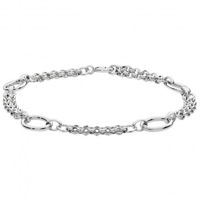 Silver Ladies Fancy Bracelet G2498Acotis Silver JewelleryTH - G2498