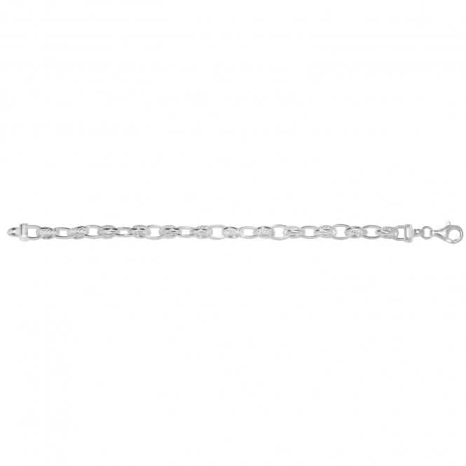 Silver Ladies Fancy Bracelet G2559Acotis Silver JewelleryTH - G2559