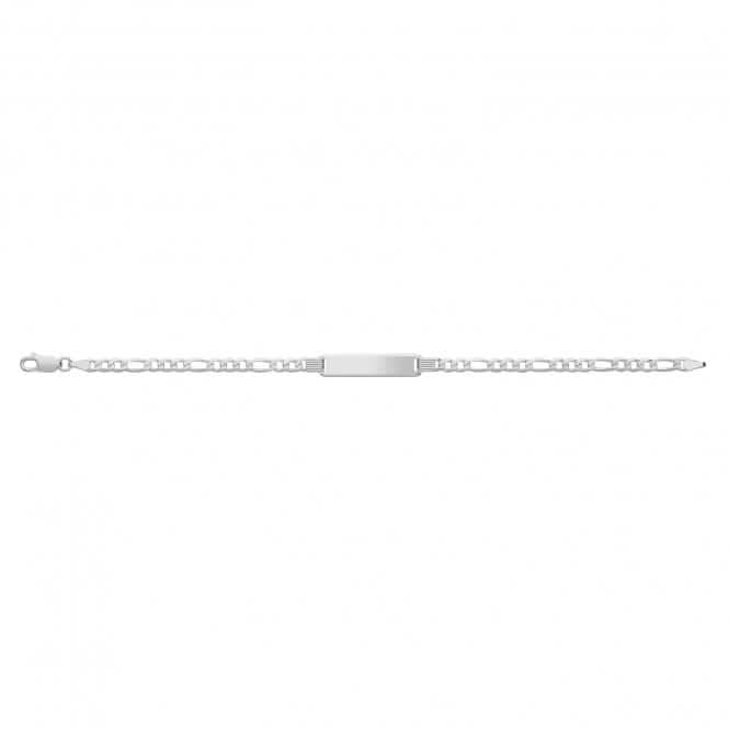 Acotis Silver Bracelet Ladies Figaro Id G2101