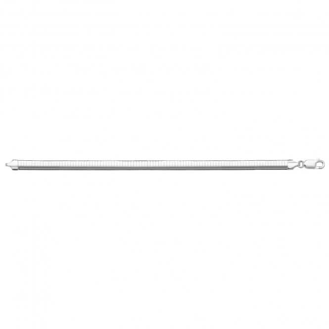 Silver Ladies Flat Omega Bracelet G3321BAcotis Silver JewelleryTH - G3321B