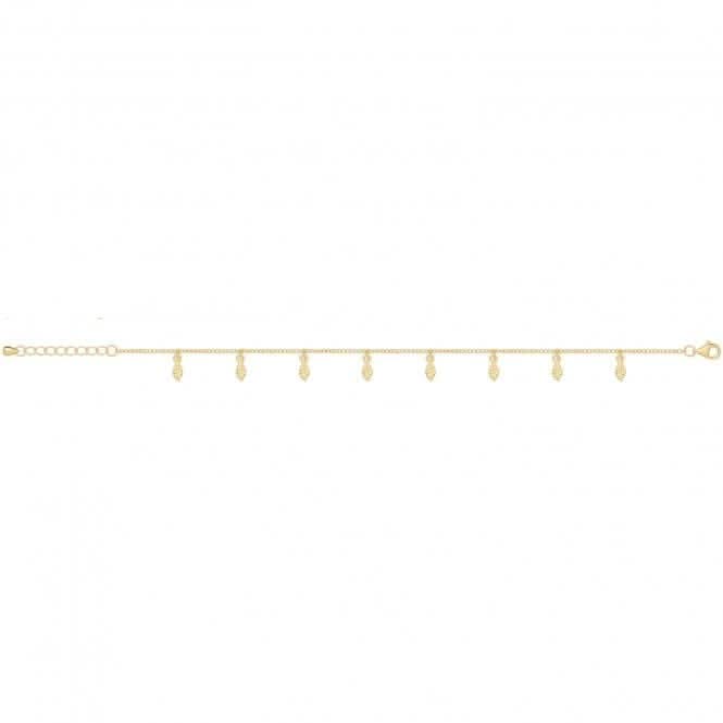 Silver Ladies Gold Plated Bracelet G2695GPAcotis Silver JewelleryTH - G2695GP