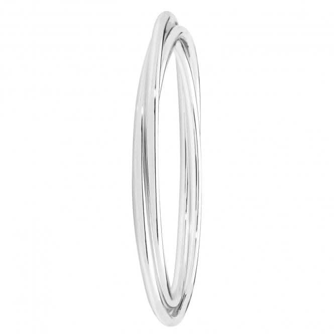 Silver Ladies Round Russian Bangle G4349Acotis Silver JewelleryTH - G4349