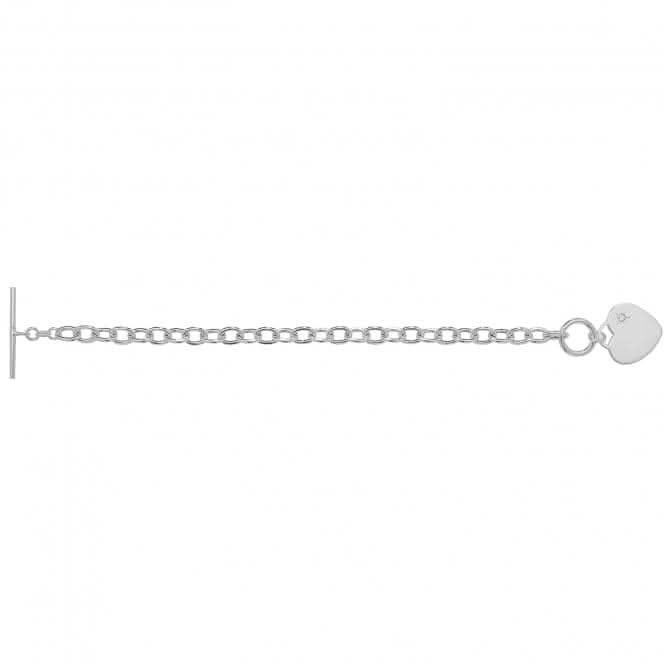 Acotis Silver Bracelet T-Bar Zirconia G3117CZB