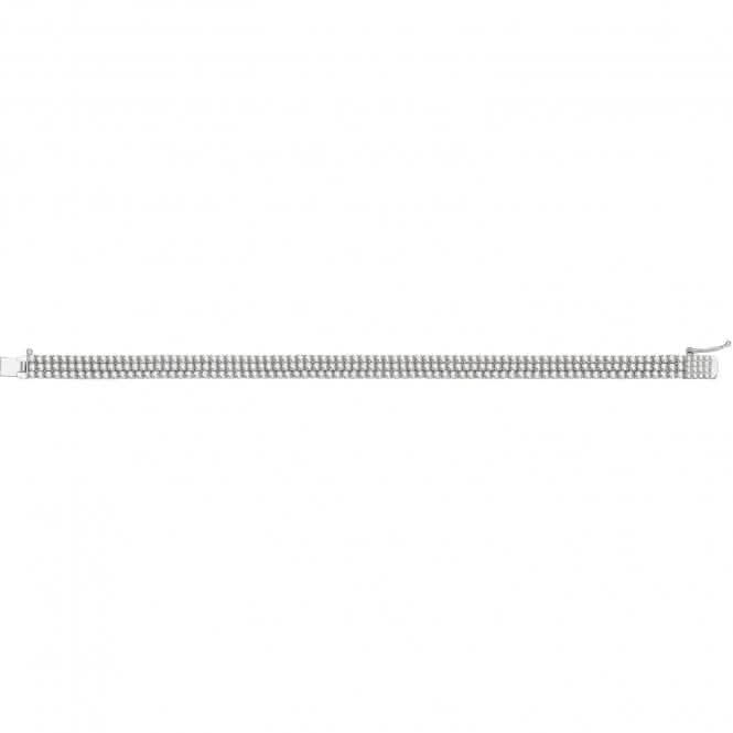 Silver Ladies Three Strand Tennis Bracelet G2701Acotis Silver JewelleryTH - G2701
