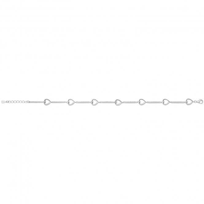 Silver Ladies Zirconia Bracelet G2711Acotis Silver JewelleryTH - G2711