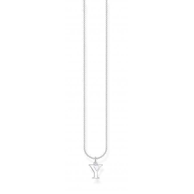Silver Letter Y Necklace KE2034 - 001 - 21 - L45vThomas Sabo Charm Club CharmingKE2034 - 001 - 21 - L45v