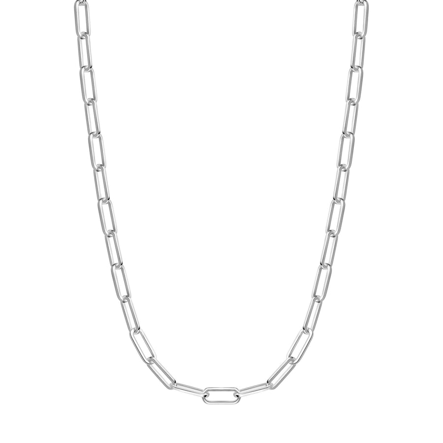 Silver Medium Chain Necklace N062-05H
