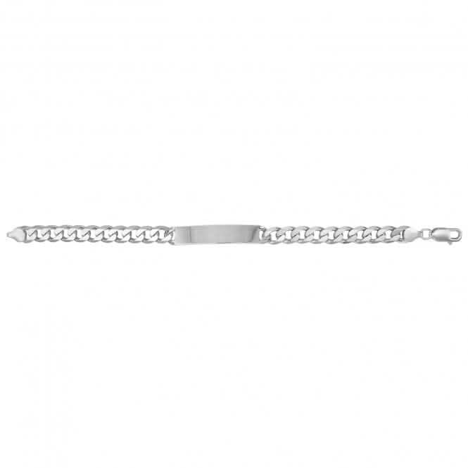 Silver Men's Curb Id Bracelet G2458Acotis Silver JewelleryTH - G2458