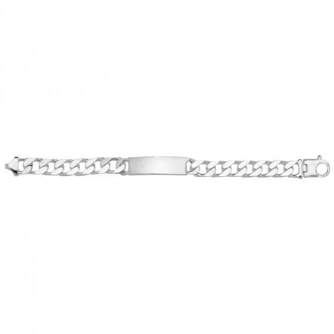 Acotis Silver Id Bracelet Men's Curb G2632
