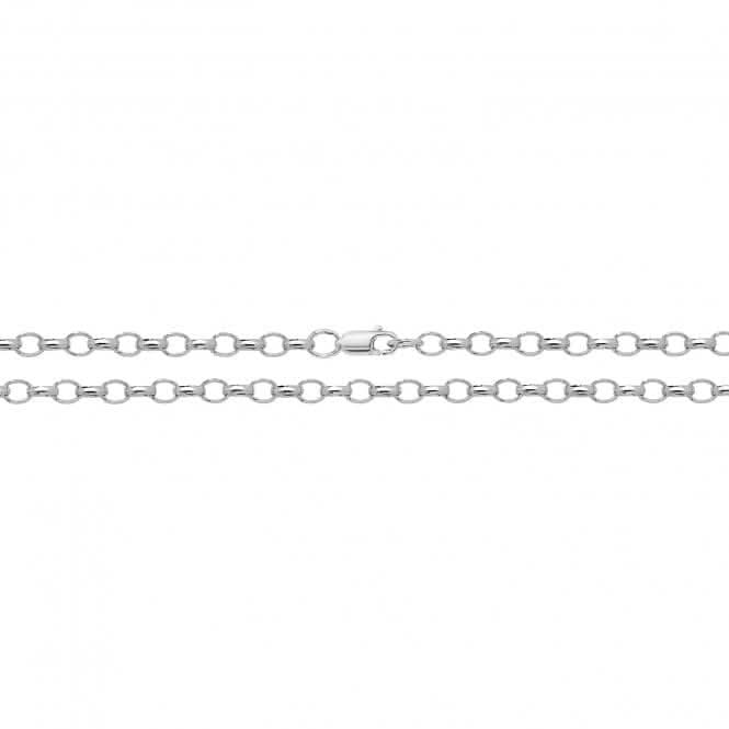 Silver Oval Belcher Chain G1078Acotis Silver JewelleryG1078/18