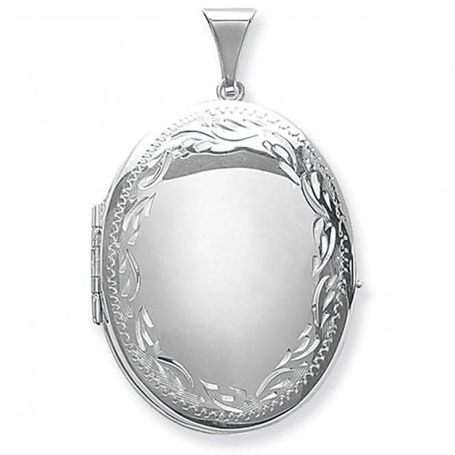 Silver Oval Family Locket G6595Acotis Silver JewelleryTH - G6595
