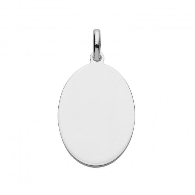 Silver Personalize Tags Oval G61035Acotis Silver JewelleryTH - G61035