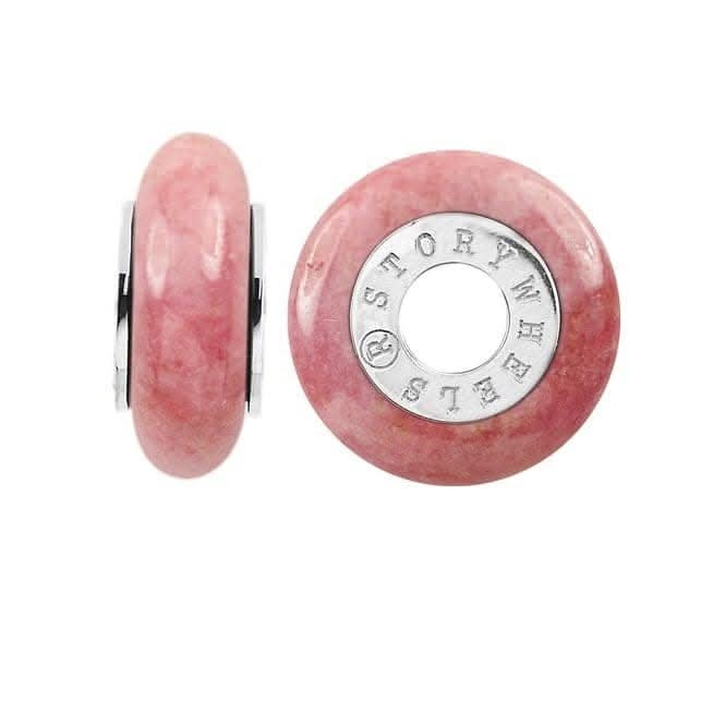 Silver & Rhodolite Charm S377RAS