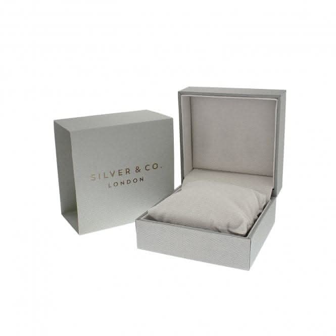 Silver & Co Rose Gold Plated Mother of Pearl Cubic Zirconia Bracelet SBG0044R