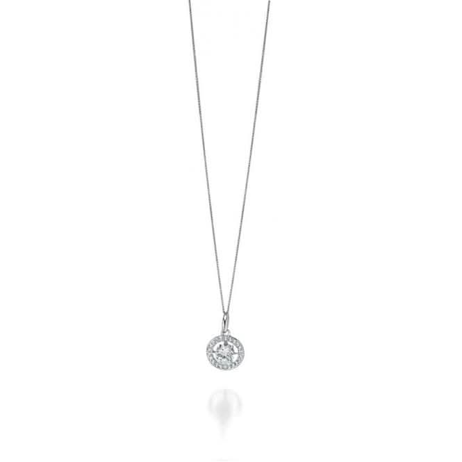 Fiorelli Silver Round Cubic Zirconia Pendant P3962C