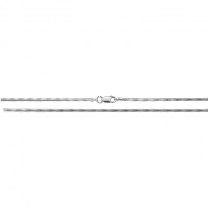 Silver Round Snake Chain G1052Acotis Silver JewelleryG1052/16