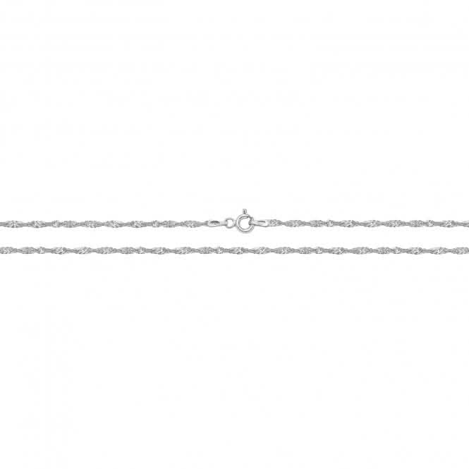 Silver Singapore Chain G1103Acotis Silver JewelleryG1098/26