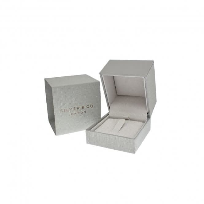 Silver & Co Oval Halo Style CZ Ring - Small Claw Setting - SRG0025CZ