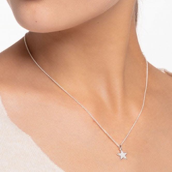 Silver Star Necklace 45cm KE2052 - 051 - 14 - L45vThomas Sabo Charm Club CharmingKE2052 - 051 - 14 - L45v