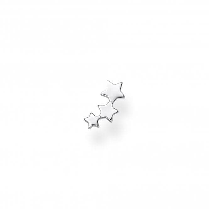 Silver Star Single Ear Climber Stud H2142-001-21