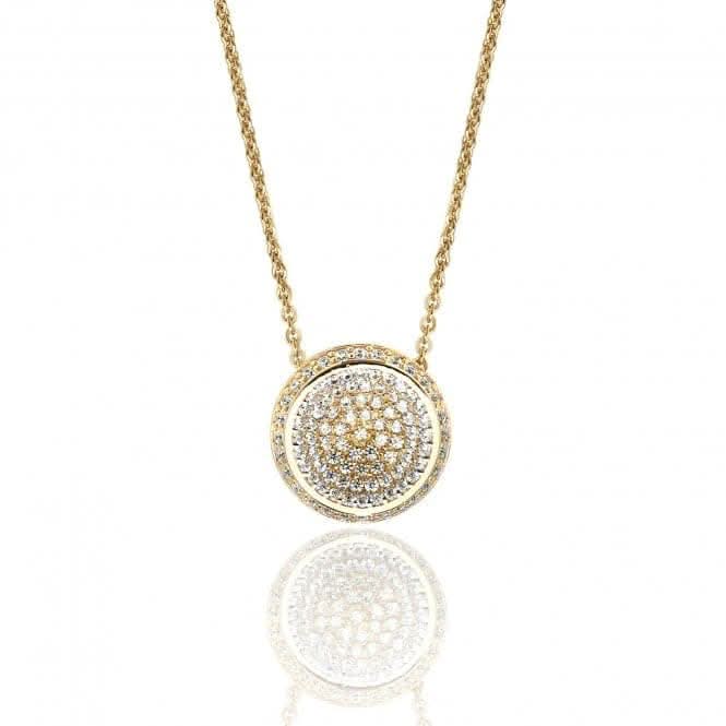 Silver & Co Yellow Plated Chain Pendant SPG0053Y