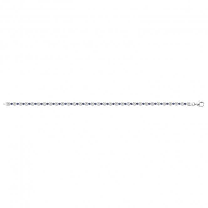 Acotis Silver Bracelet Zirconia Blue G2689BZ